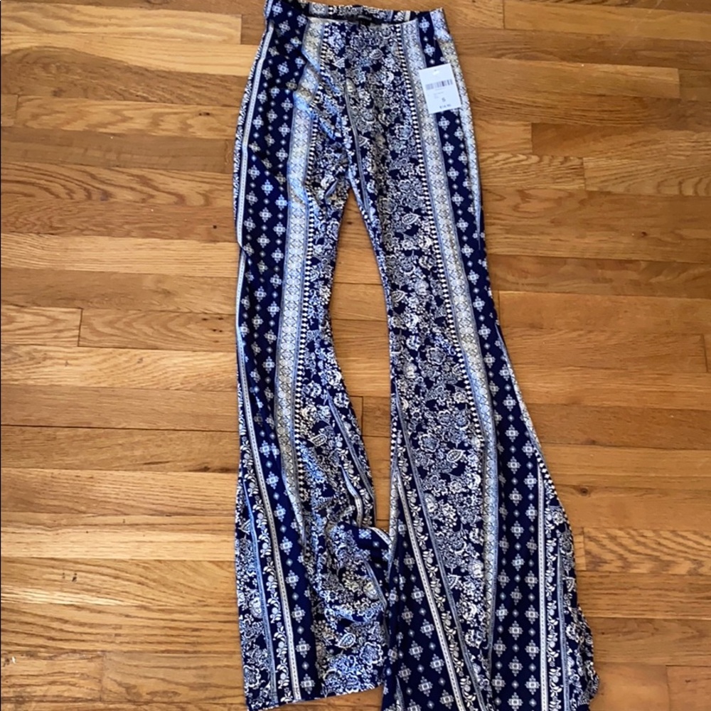 Printed stretchy pants